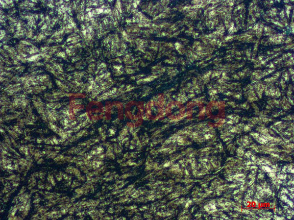 圖9  1#件裂紋附近顯微組織  500×